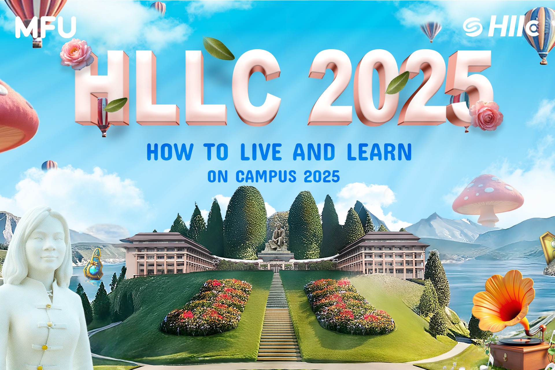 ประชาสัมพันธ์กิจกรรม HOW TO LIVE AND LEARN ON CAMPUS 2025 