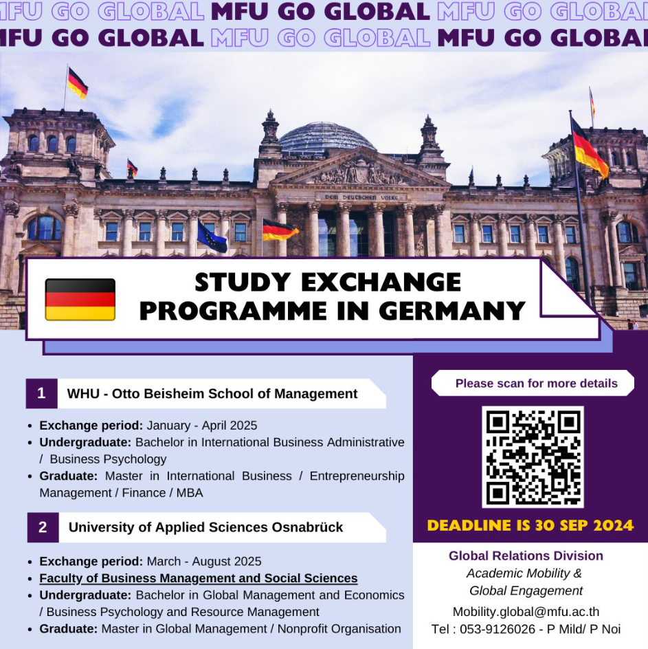 Study Exchange Programme in Germany!